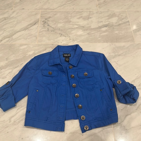 Blue Jacket with buttons - Picture 1 of 3